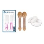 Kids Station Made in India Baby Safety Lock. Baby Proofing Finger Pinch Door Guard and Grooming Kit Combo Pack for Kids, Babies & Pet Safety (Multi, 2 Lock Beige+2 Door Stopper+1 Grooming Kit Pink) - Fast Shipping to USA & Canada