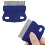 TEMPERIA (1 pcs) Lice Comb for Women, Men & Kids Hair - Nits, Dandruff & Lice Eggs Remover Products - Hair Lies Removal Comb for Head - Premium & Ergonomic Design (Random Colors) (MN01) - Fast Shipping to USA & Canada