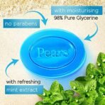 Pears Soft and Fresh Soap Bar (Combo Pack of 4) - With Glycerin and Mint for Soft Skin & Body, Paraben-Free Body Soaps For Bath Ideal for Men & Women - Fast Shipping to USA & Canada - Image 5