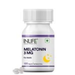INLIFE Melatonin 3mg - 120 Tablets - Fast Shipping to USA & Canada
