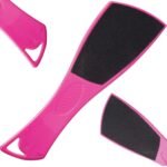 TEMPERIA (1pc) Foot Scrubber for Dead Skin - Double Sided Pedicure Kit for Women - Feet File Scrub Tools, Heel Scraper Filer & Leg Cleaner Brush - Easy to Use (Multicolour) (HF225) - Fast Shipping to USA & Canada