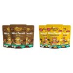 Slurrp Farm No Maida Pancake Mix Chocolate 3x150g & Slurrp Farm No Maida Pancake Mix Banana Chocochip 3x150g - Fast Shipping to USA & Canada