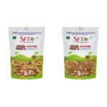 SFT Walnut Kernels (Akhrot Giri) [Grade - 2 Pieces] 1Kg & SFT Raisin with Seed (Munakka) Abjosh 1 Kg - Fast Shipping to USA & Canada