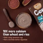 Slurrp Farm Sprouted Ragi Powder 250g + Mighty Puff Choco Ragi 8x20g | Fast Shipping USA & Canada - Image 4