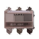 Lamel- The Brow Bar Eyebrow Palette 401-Mid Brown |Natural finish |Applies evenly |Easily blendable |Dual-ended applicator | 4.5 gm - Fast Shipping to USA & Canada