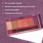 Lamel The Colors Dream 404 - Warm Nude | Six Versatile Shades | Neutral Tones & Dazzling Shimmers | Easily Blendable | Crease-Free Formula | 10.2Gm Powder - Fast Shipping to USA & Canada - Image 3