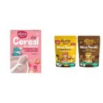Slurrp Farm Baby Cereal Ragi Rice and Strawberry with Milk 200g & Instant Breakfast Millet Pancake Mix Banana Choco-Chip Supergrains and Chocolate 150g - Fast Shipping to USA & Canada