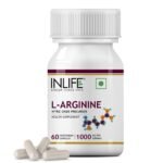 INLIFE L-Arginine 1000mg - 60 Capsules - Fast Shipping to USA & Canada