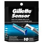 Gillette Sensor Cartridges 10 Count - Fast Shipping to USA & Canada