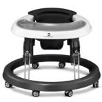 StarAndDaisy Walker for Kids 6 to 24 Months, Baby Walker Boy & Girl with 360? Rotational Wheels & Padded Seat, Foldable Walker for Kids for 1 Year with Adjustable (Black;) - Fast Shipping to USA & Canada
