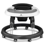 StarAndDaisy Walker for Kids 6 to 24 Months, Baby Walker Boy & Girl with 360? Rotational Wheels & Padded Seat, Foldable Walker for Kids for 1 Year with Adjustable (Black;) - Fast Shipping to USA & Canada