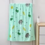 Mee Mee Micro Fiber Baby Bath Towel for New Born | Wash Cloth, Quick Absorbent, Extra Soft Cotton Towels for Kids/Toddlers/Infants/Babies, Pack of 1, Green 70X110 CM - Fast Shipping to USA & Canada