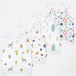 1st Step Knot Type 100% Organic Muslin Jhabla (Medium (3-6Months)) - Fast Shipping to USA & Canada