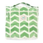 Tidy Sleep Baby Portable Diaper Changing Mat - Waterproof, Foldable Travel Mat with Storage Pockets & Soft Padding Pillow-Easy-to-Carry Changing Station Organizer for Newborns & Toddlers (Garden Tracks) - Fast Shipping to USA & Canada