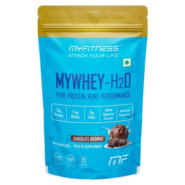 Myfitness Mywhey H2O 525g | Protein, BCAAs, EAAs | Chocolate Brownie - Fast Shipping to USA & Canada