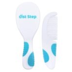 1st Step Comb & Brush Set with Soft Bristles (Blue) - Fast Shipping to USA & Canada