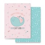 Tidy Sleep Baby Changing Mat - Waterproof, Foldable, Padded Diaper Changing Sheets for Newborns & Infants - Pack of 2, Sea Captain (65 cm x 45 cm) - Fast Shipping to USA & Canada