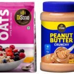 Disano Peanut Butter Crunchy 924g & Disano Rolled Oats, Naturally Gluten free, 1kg - Fast Shipping to USA & Canada