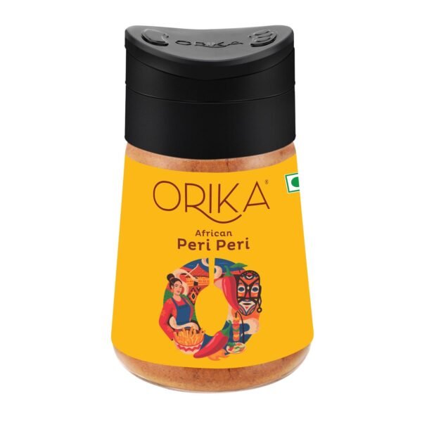 Orika African Peri Peri Masala Powder Sprinkler 75g | Spicy & Flavorful Piri Piri All Pupose Seasoning | Perfect for Grilling, Cooking and Sprinkling | No Artificial Flavours or Colours - Fast Shipping to USA & Canada