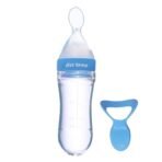 1st Step Squeezy Food Feeder - 90ml(Blue) - Fast Shipping to USA & Canada