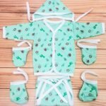 Infantbond New Born Cloth Set (Pack of 5, 0-3M) ? Fast Shipping to USA & Canada