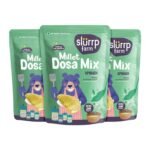 Slurrp Farm Spinach Dosa Mix (3x150g) - Fast Shipping to USA & Canada
