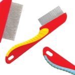 TEMPERIA (1 pcs) Lice Comb for Women, Men & Kids Hair - Nits, Dandruff & Lice Eggs Remover Products - Hair Lies Removal Comb for Head - Premium & Ergonomic Design (Random Colors) (MN02) - Fast Shipping to USA & Canada