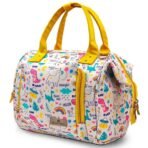StarAndDaisy Diaper Bag for Mother Travel, New Born Baby with Light Weight and Potable Design for Mom with Multi Compartments, Waterproof Baby Bag with Ultra Soft Fabric, Mini Unicorn Print - Fast Shipping to USA & Canada
