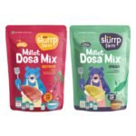 Slurrp Farm Millet Dosa Mix Spinach & Beetroot (2x150g) - Fast Shipping to USA & Canada
