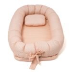 TIDY SLEEP Baby Nest - Soft Lounger for Newborns and Infants (Ethnic Blush) - Fast Shipping to USA & Canada