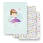 TIDY SLEEP Changing Mat (Ballerina, 65 cm x 45 cm) - Fast Shipping to USA & Canada