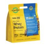 TATA 1mg Ultra Clean Whey Protein 1kg - Hazelnut Choco - Fast Shipping to USA & Canada