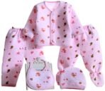 First Kick Presents New Born Baby Summer Wear Baby Clothes 5Pcs Sets 100% Cotton Baby Boys Girls Unisex Baby Cotton/Summer Suit Infant Clothes First Gift for New Born Baby - Fast Shipping to USA & Canada