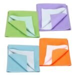 Infantbond Waterproof Quick Dry Sheet Pack of 4 (64?50 cm) ? Fast Shipping to USA & Canada