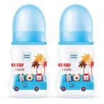 Mee Mee Baby Feeding Bottle 125ml |BPA-Free Baby Milk Bottle with Eazy Flo Technology, Anti-Colic Valve, Non Toxic and Ergonomic Design for New Born/Infants/Toddler Upto 3 Years (Blue, Pack of 2) - Fast Shipping to USA & Canada