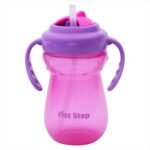 1ST STEP BPA Free Straw Sipper Cup with Twin Handle (Pink) - Fast Shipping to USA & Canada