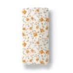 MOM'S HOME Organic Cotton Baby Muslin Swaddle | 100X100 cm | 0-12 Months | Pack of 1 | Bloom - Fast Shipping to USA & Canada