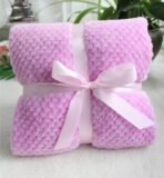 First Kick New Born Super Soft Baby Blanket Wrapper Sheet Cum Baby Blanket for Baby Boys, Baby Girls, Babies (100cm x 80cm, Light Purple, Fleece, lightweight) - Fast Shipping to USA & Canada