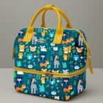 StarAndDaisy Baby Bag for Mothers Travel/Diaper Bags for Mom with Insulated Compartment/Diaper Bag for Mothers for Travel & Multiple Pockets, 12L Capacity- Jungle Print - Fast Shipping to USA & Canada