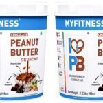 MYFITNESS Chocolate Peanut Butter Crunchy 1250g & Smooth 1250g - Fast Shipping to USA & Canada