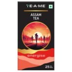 TE-A-ME Energise Assam Tea - 25 Teabags | Tea Bags | Diwali Gift - Fast Shipping to USA & Canada