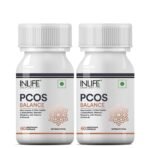 INLIFE PCOS Supplements for Women - 60 Capsules (Pack of 2) - Fast Shipping to USA & Canada