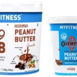 MYFITNESS High Protein Dark Chocolate Peanut Butter Crispy 1kg & Chocolate Peanut Butter Smooth 1250g - Fast Shipping to USA & Canada