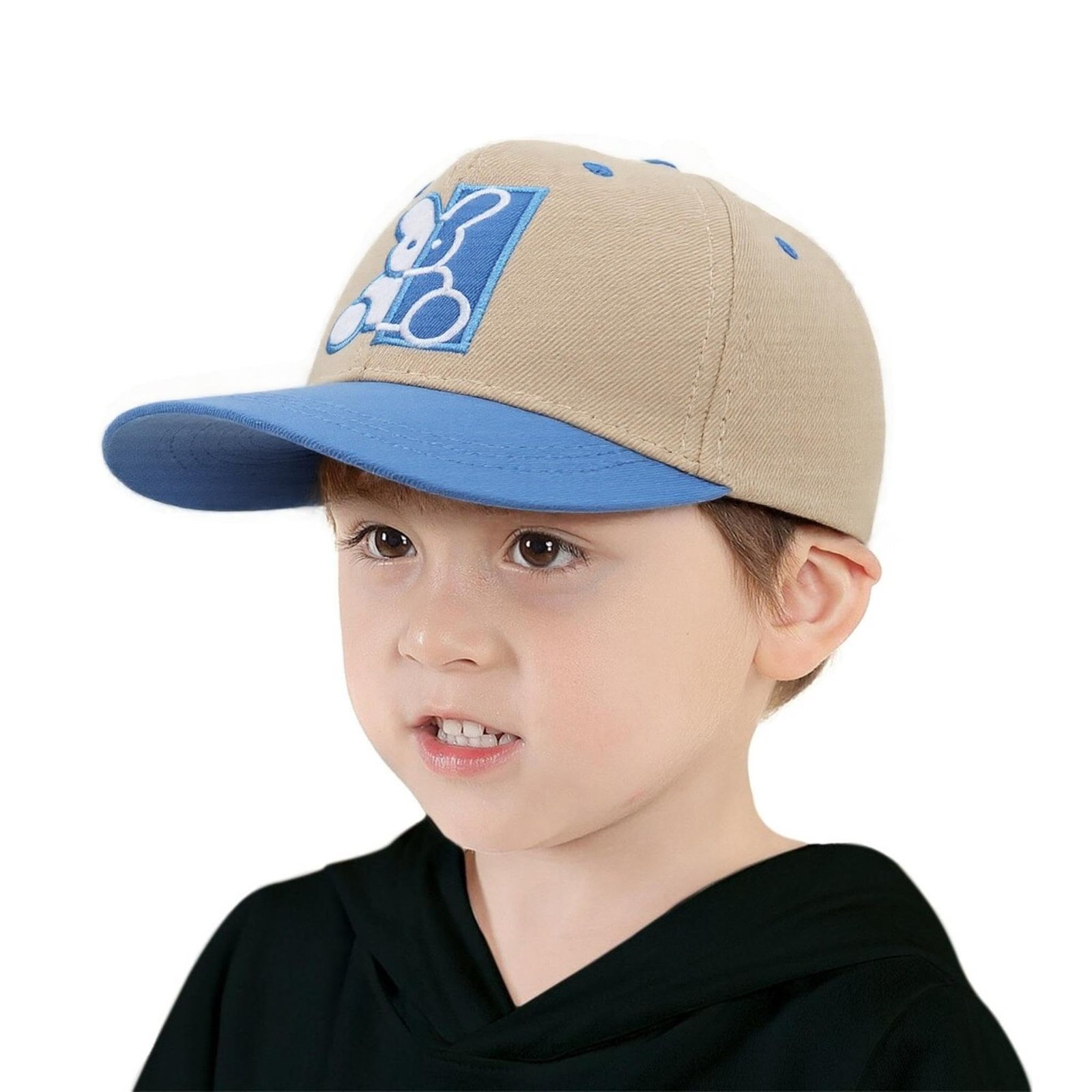71KNXdFF8xL-1.jpg First Kick Cartoon Character Printed Little Cap for Kids and Baby Boys & Girls 6-14 Years - Fast Shipping to USA & Canada - Image 1
