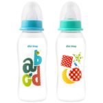 1st Step BPA Free Baby Feeding Bottle with Anti-Colic Nipple (60ml, Blue) (240ml, Blue & Green, 2) - Fast Shipping to USA & Canada