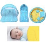 Infantbond 8 in 1 Baby Combo Bed & Blanket (Blue Star) ? Fast Shipping to USA & Canada