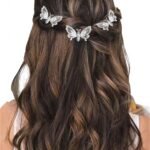 TEMPERIA Hair Accessories For Women's Stylish- Butterfly Hair Pins for Women's & Girls - Hair Style Bridal Brooch & Braid for Juda Bun - Hairstyle Decoration Bride Clips - Pack of 3 (Silver) - Fast Shipping to USA & Canada