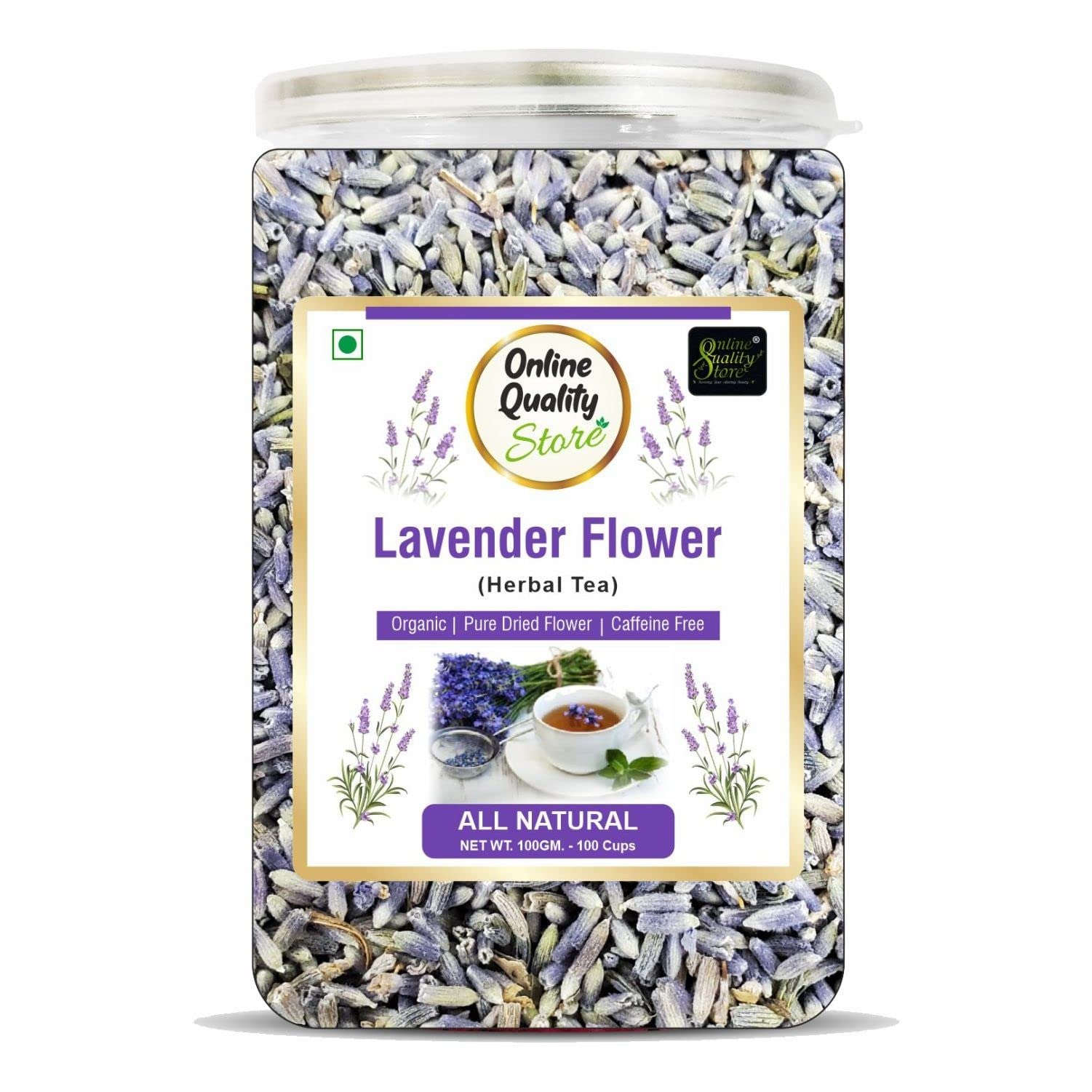 71MaKFrW4L.jpg Online Quality Store Lavender Flower Herbal Tea (100g) - Fast Shipping to USA & Canada - Image 1