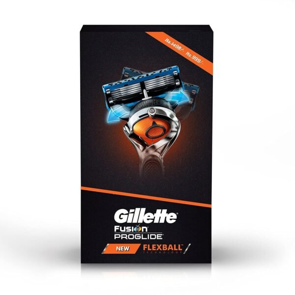 Gillette Flexball Pro Glide Gift Pack and Flexball Razor with 4 Flexball Cartridge - Fast Shipping to USA & Canada