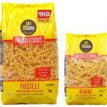 DiSano Pastalicious 100% Durum Wheat Fusilli Pasta, 1kg & DiSano Pastalicious 100% Durum Wheat Penne Pasta, 500 grams - Fast Shipping to USA & Canada